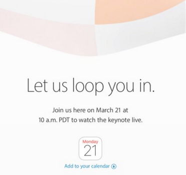 Apple’s March 21st Event Set to “Loop Us In”